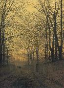 Atkinson Grimshaw October Gold Norge oil painting reproduction